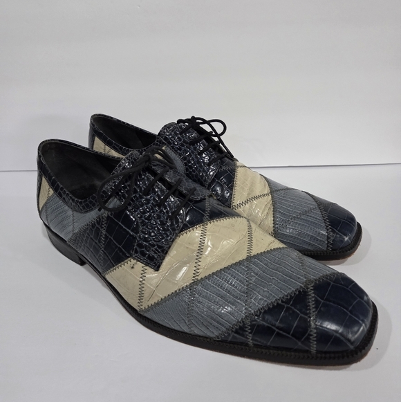 Stacy Adams Men\'s Patchwork Jazz Oxford Leather Dress Shoes Sz.13 M main image 5